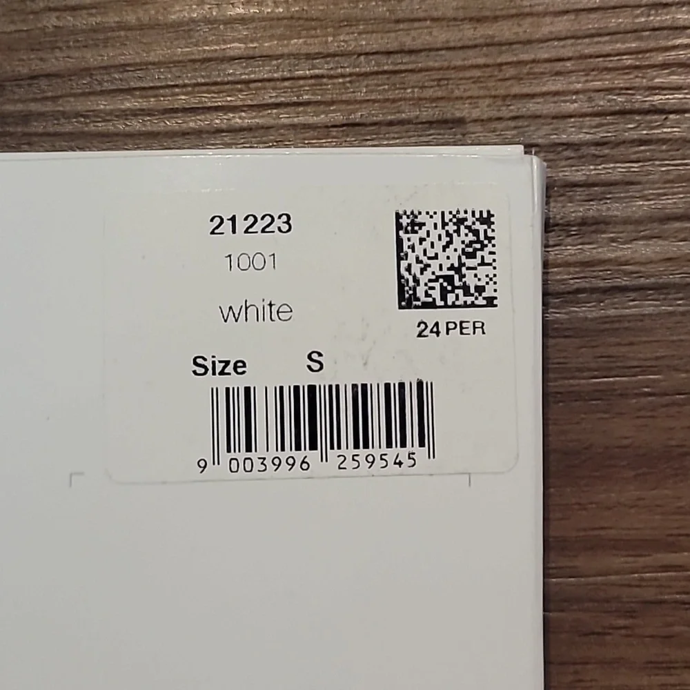 Wolford Satin Touch 20 Stockings Stay-Up White Black New